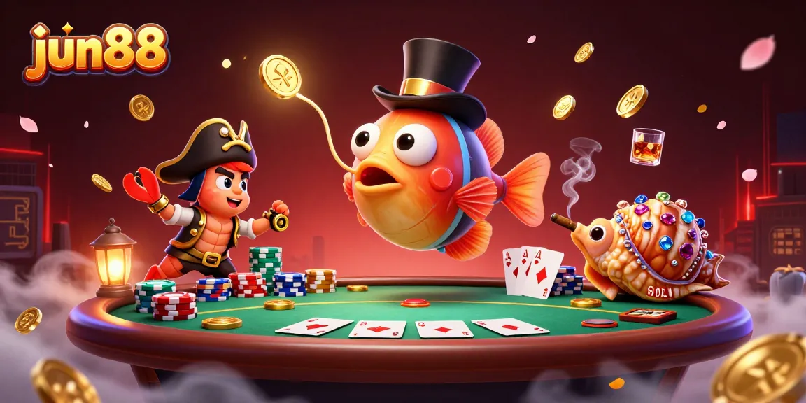Experience thrilling gameplay at jun88 with vibrant characters and dynamic poker elements.