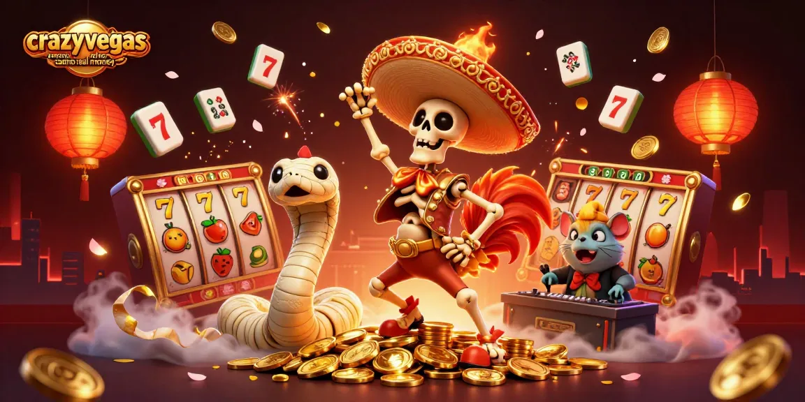 Experience excitement with crazyvegas australian online casino real money amidst vibrant casino elements.