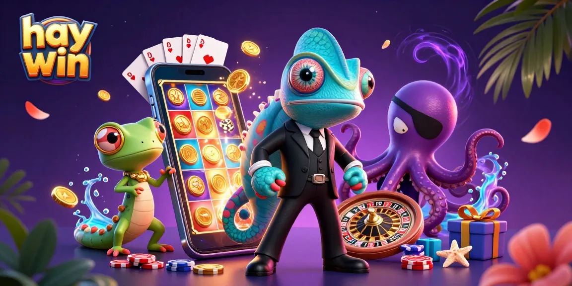 Experience exciting gameplay at hay win with an exhilarating casino scene featuring vibrant characters and actionable game elements.
