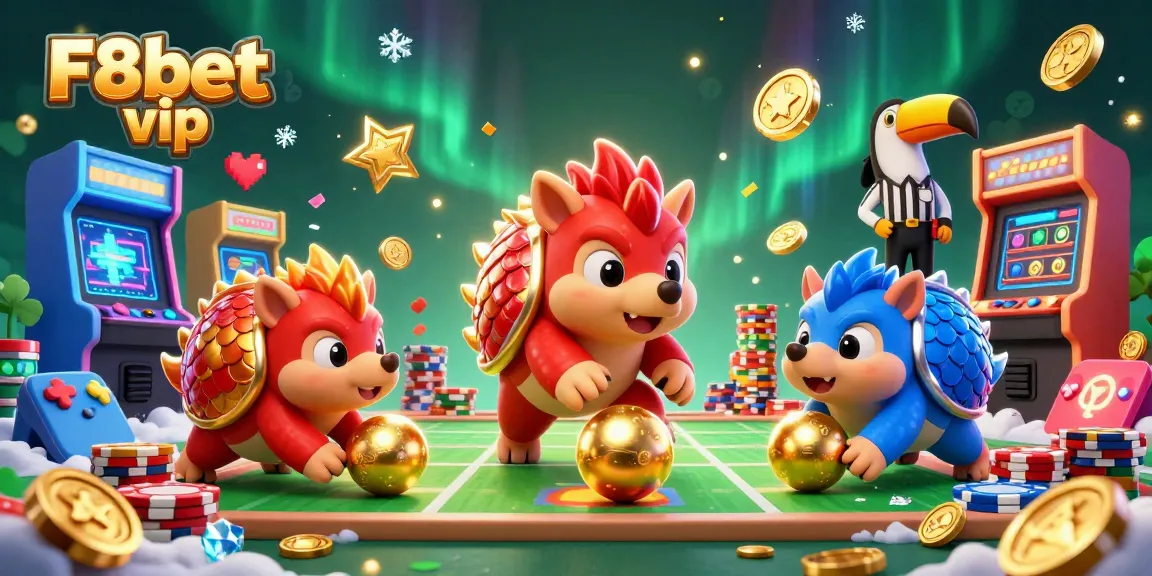 Engage with F8bet vip and enjoy thrilling casino adventures in a vibrant 3D gaming scene.