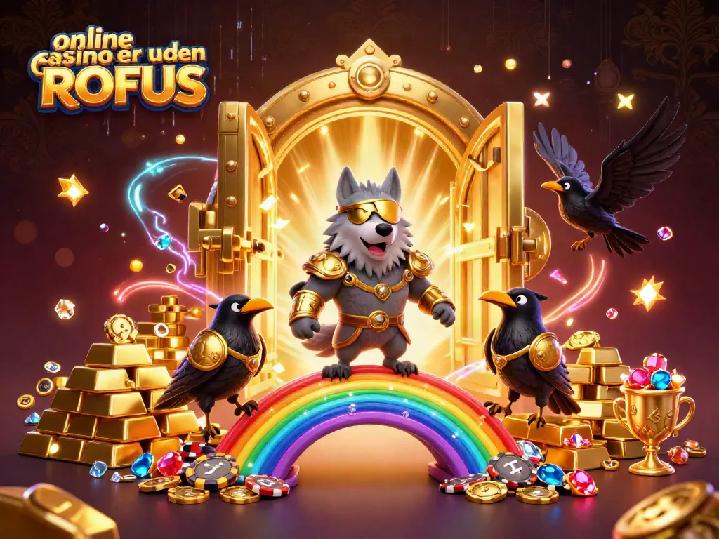 Experience the thrill of online casinoer uden ROFUS with vibrant Norse characters and dazzling casino treasures.
