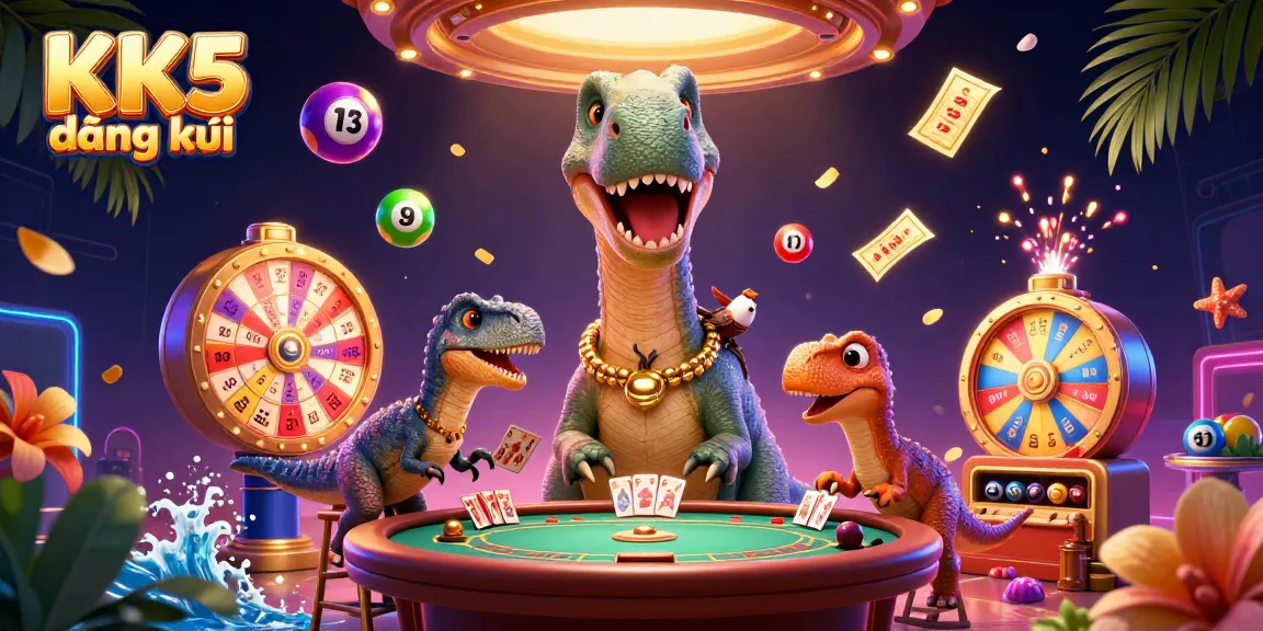 Engage with KK5 đăng ký for exciting games and vibrant prize elements in a dynamic casino scene.